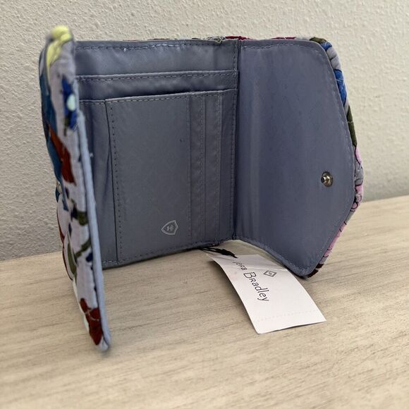 Vera Bradley RFID PROTECTED Mini Tri-Fold Wallet Bengal Lily NWT - Picture 7 of 9